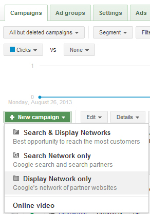 Creating new campaign in AdWords